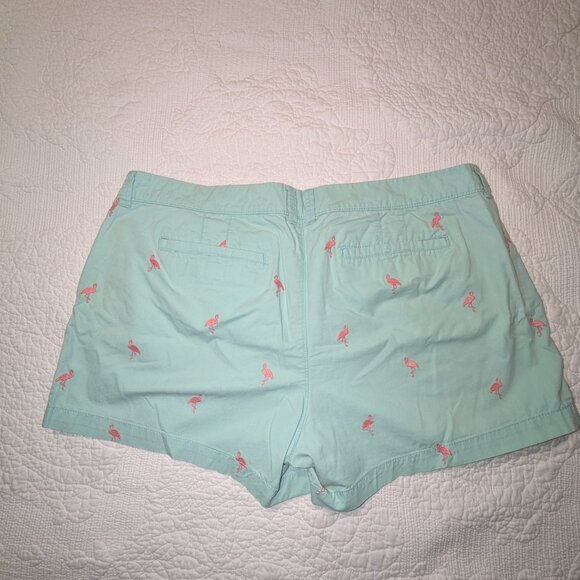 Women's Flamingo Print Shorts - Picture 4 of 5